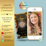 Convite 15 anos Realeza