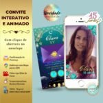 Convite 15 anos Mil e Uma Noites